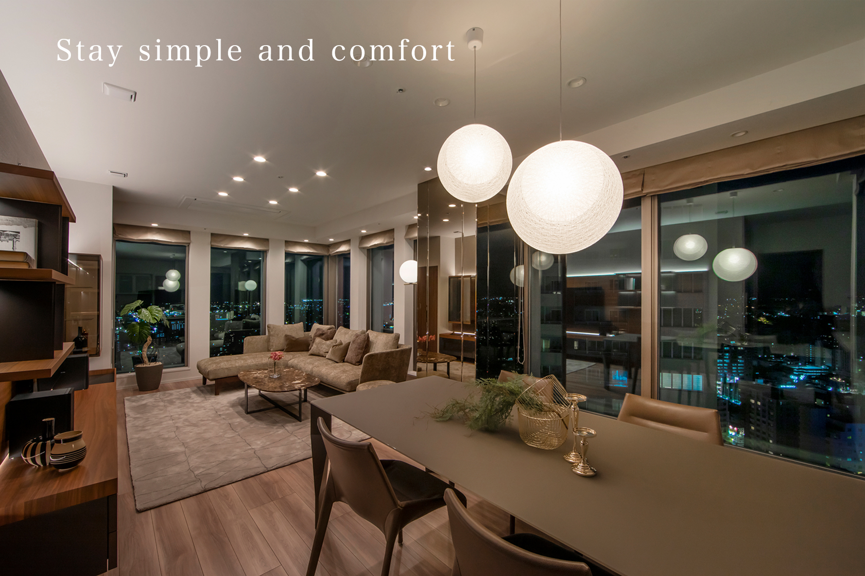 Stay simple and comfort