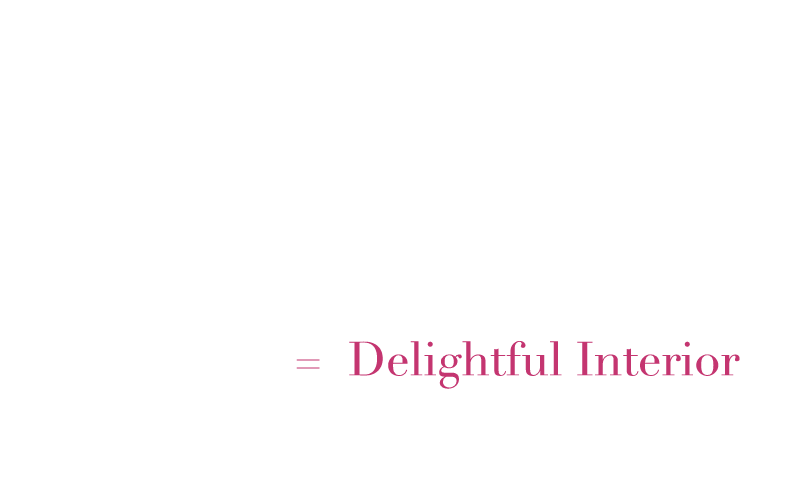 Harmony & Ambience Materials × Color =  Delightful Interior