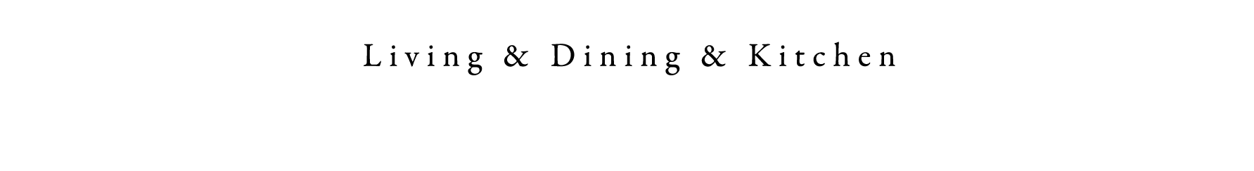 Living & Dining & Kitchen